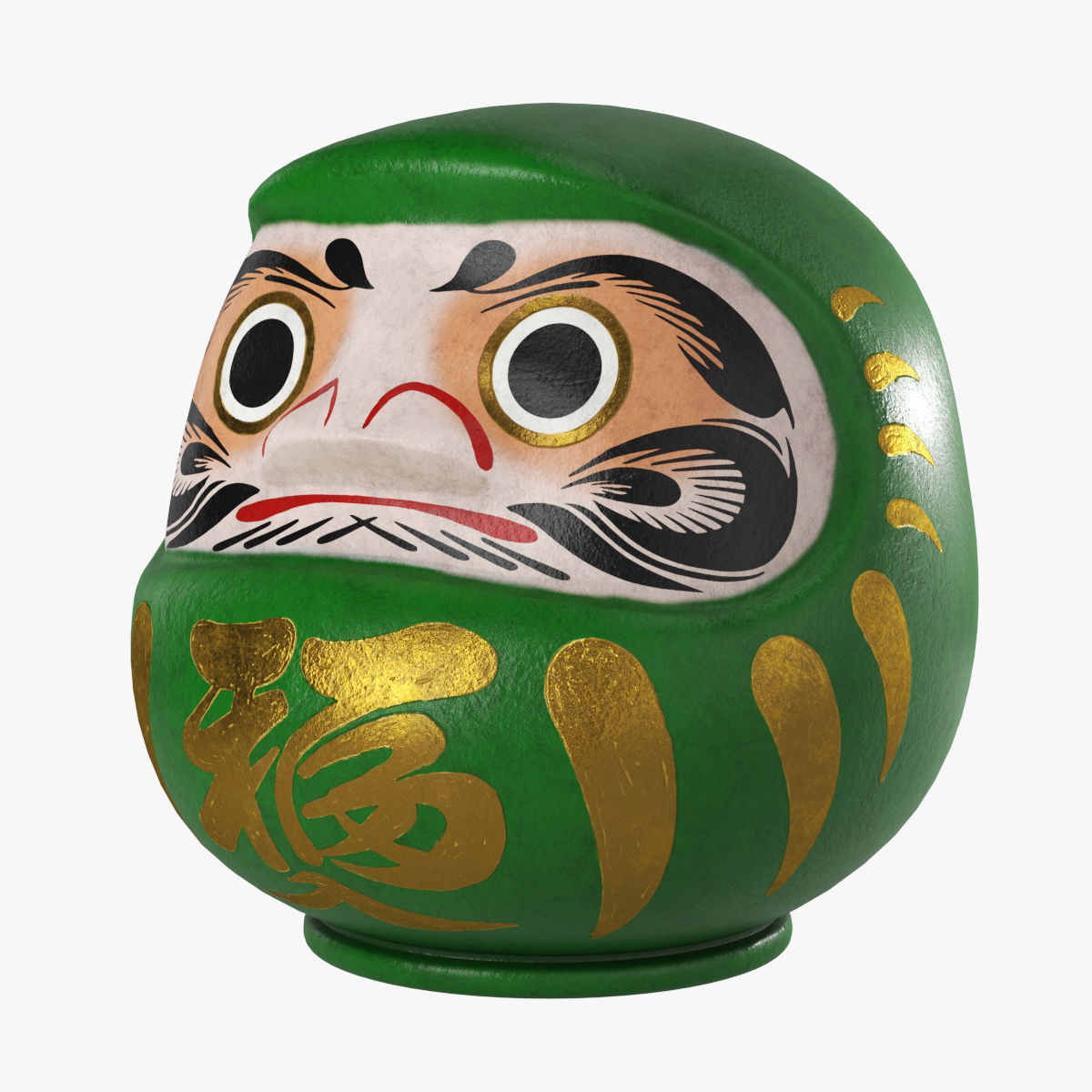 Daruma doll 3D model_11