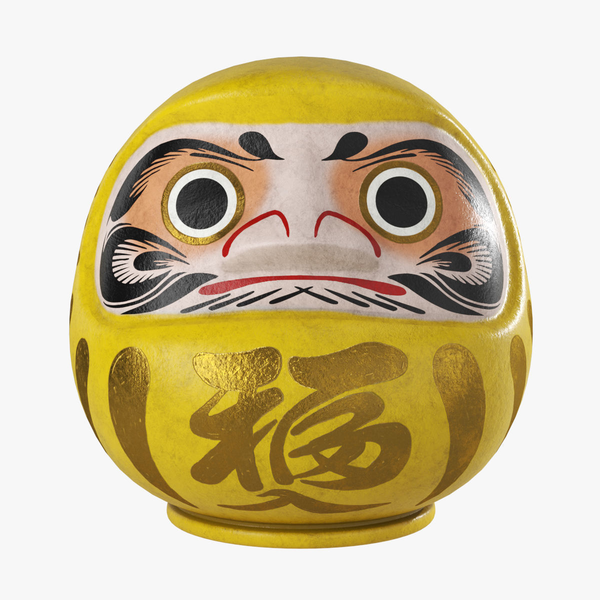 Daruma doll 3D model_12