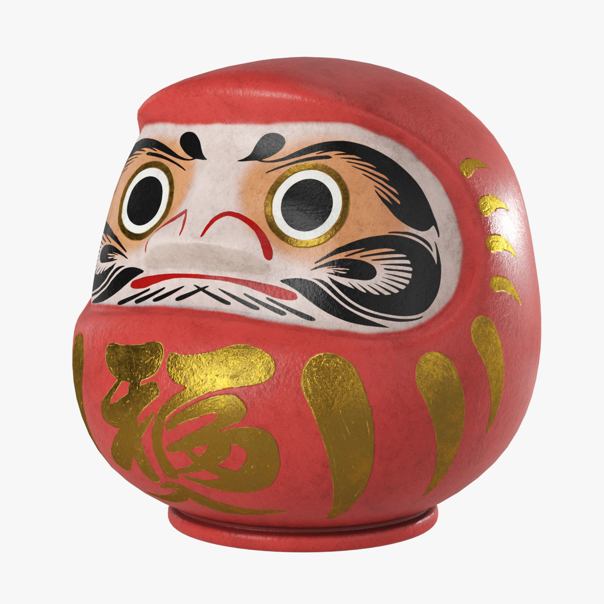 Daruma doll 3D model_19