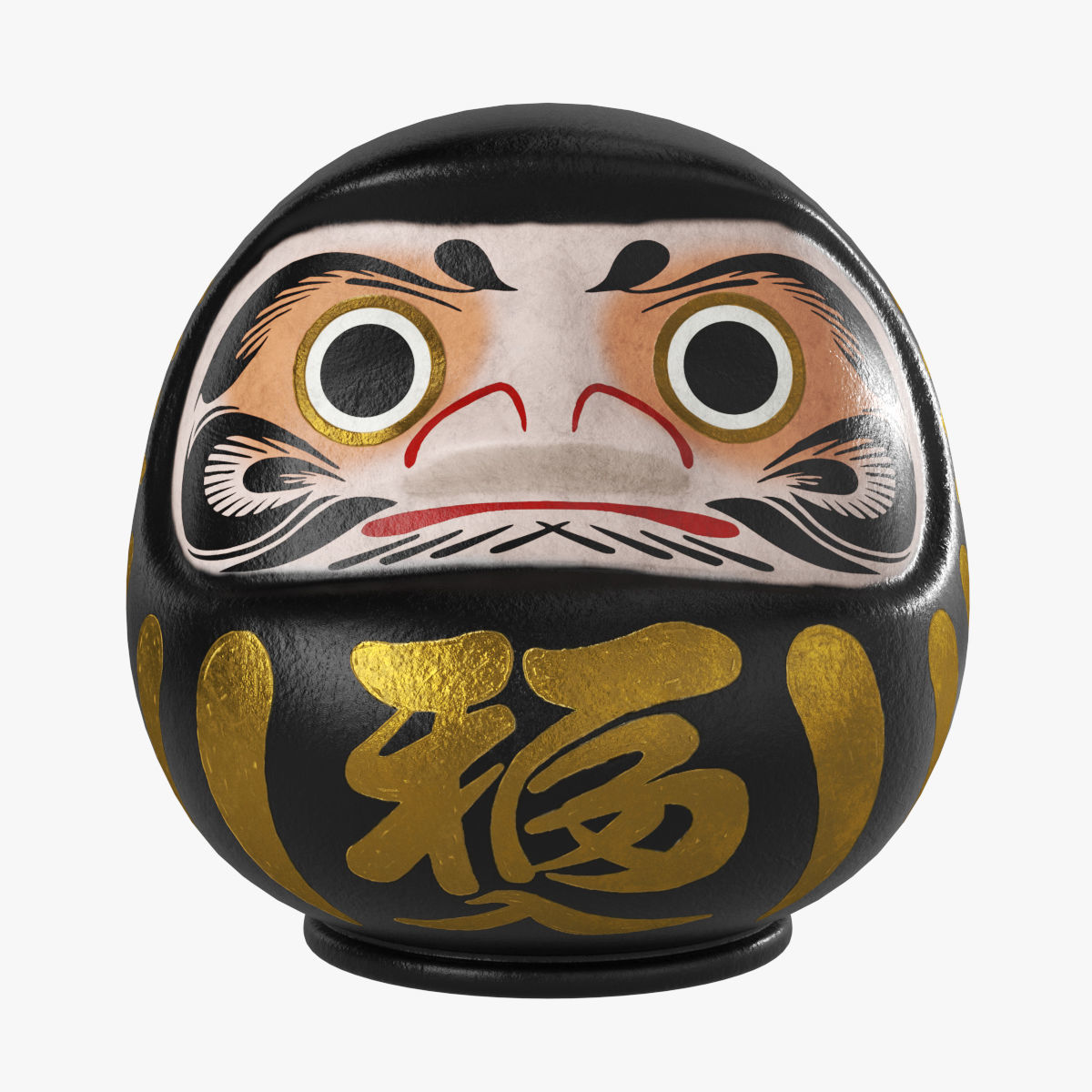 Daruma doll 3D model_14