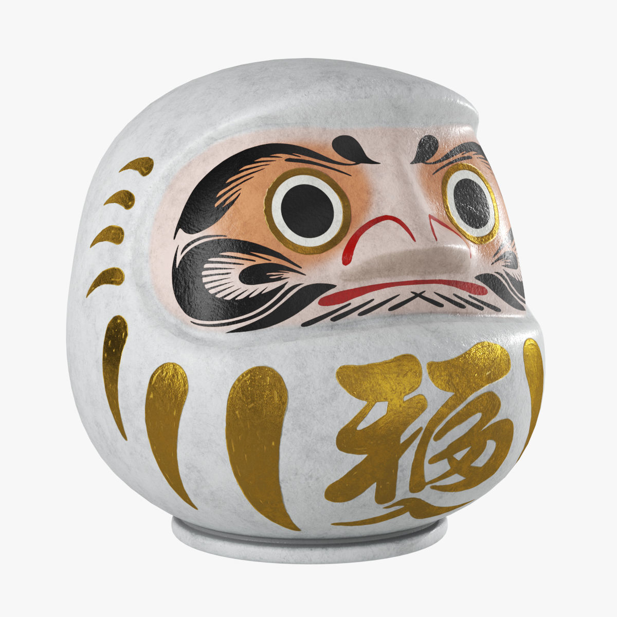 Daruma doll 3D model_17