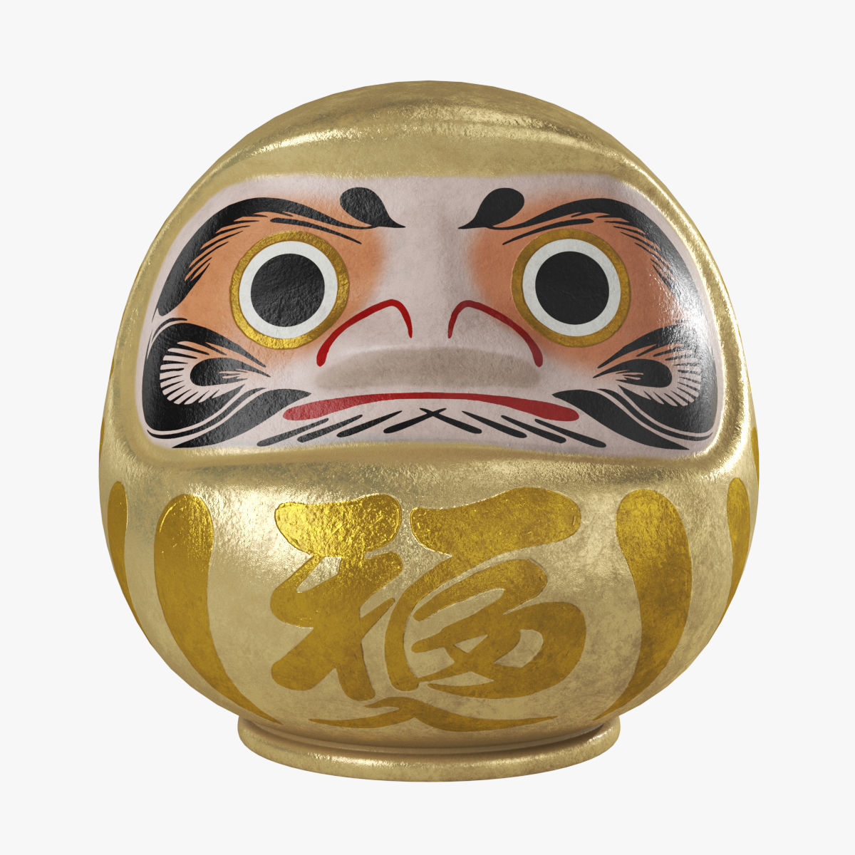 Daruma doll 3D model_20
