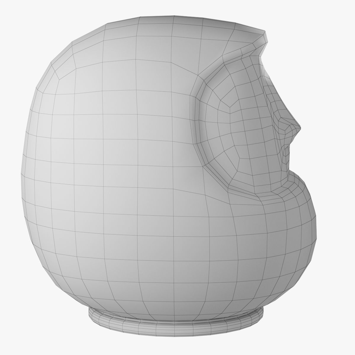 Daruma doll 3D model_23