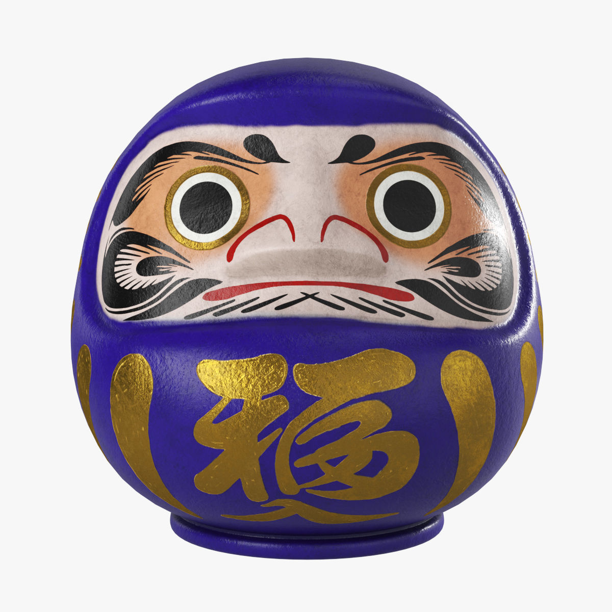Daruma doll 3D model_8