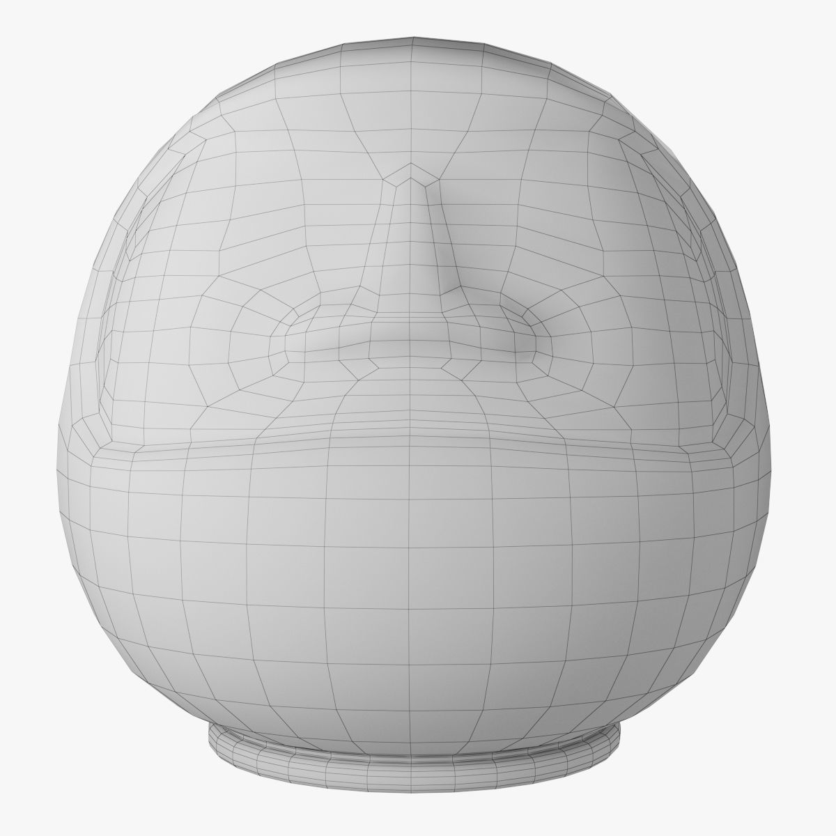 Daruma doll 3D model_22