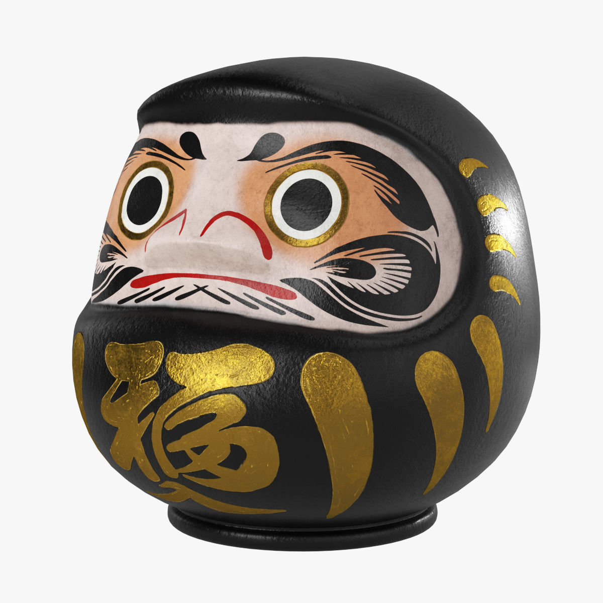 Daruma doll 3D model_15