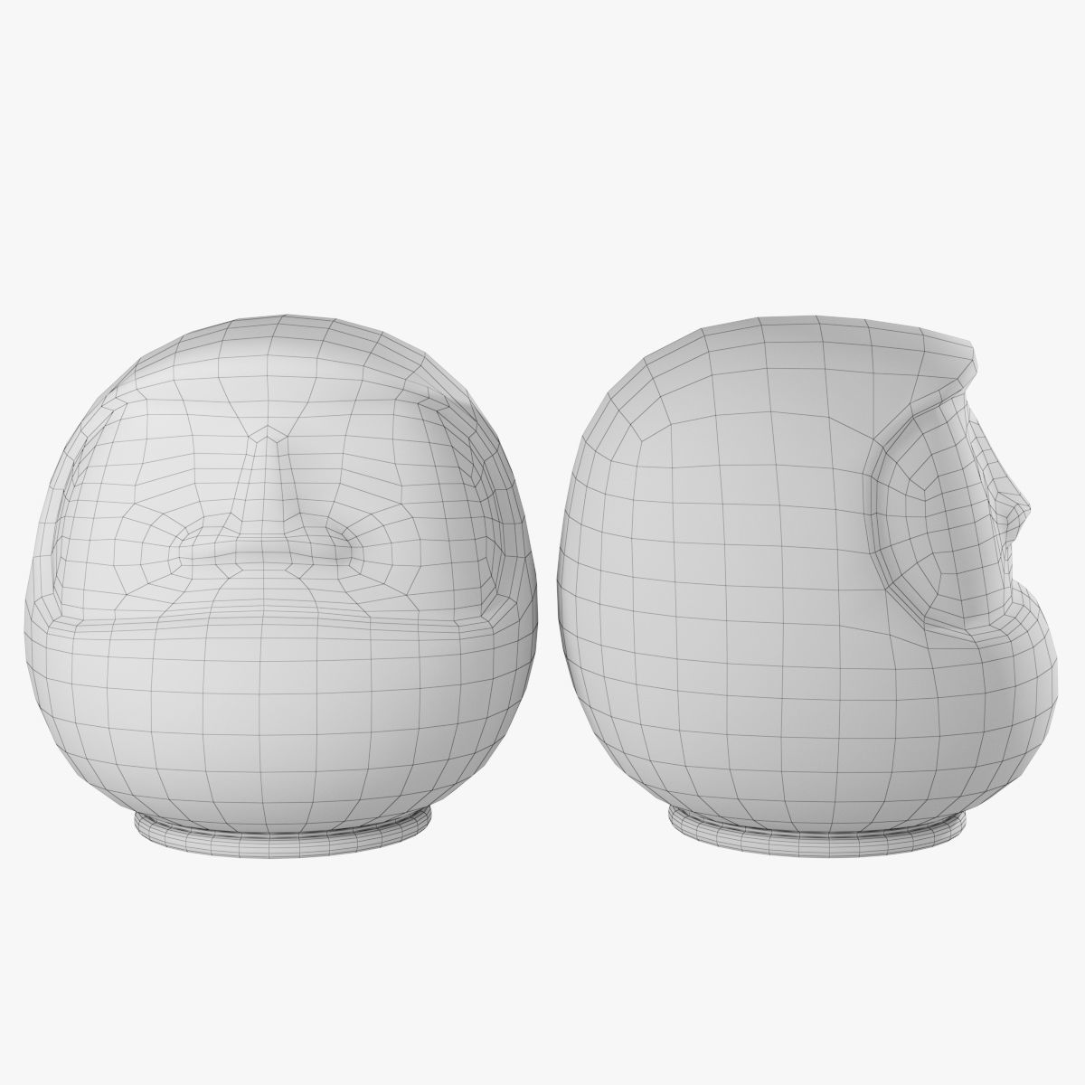 Daruma doll 3D model_25