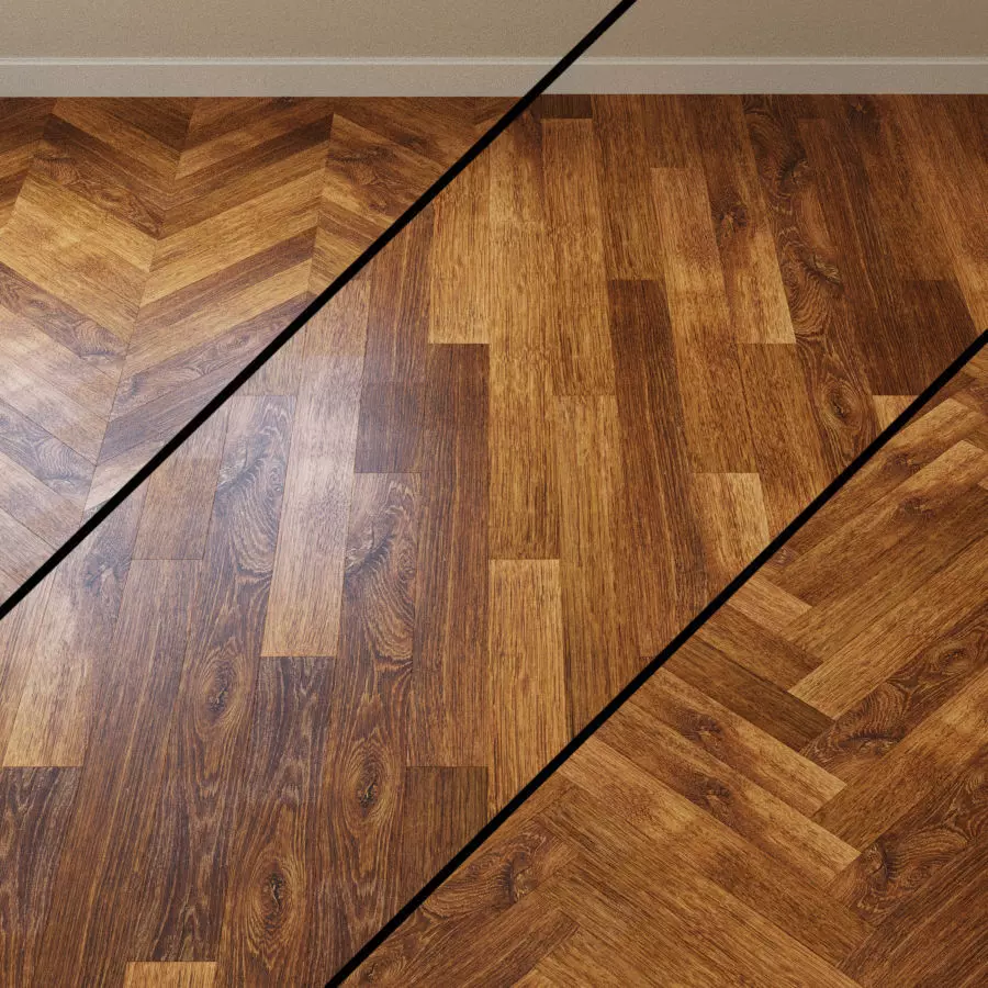 Laminate Kronopol Platinium Linea Oak Smoked 2740 3D model_0