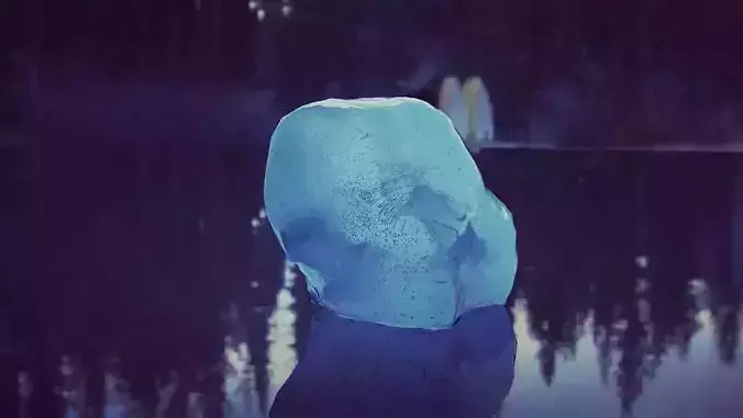 An Ice Scene 3D model