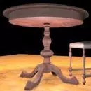 Fancy Table Free 3D model