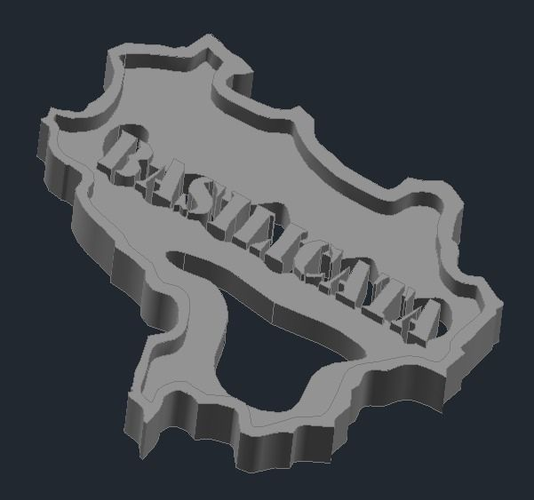 Regione Basilicata 1 3D print model