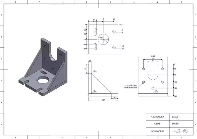 90 Degree Machinist Angle Plate 3D print model