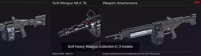 Scifi Heavy Weapon Collection II 