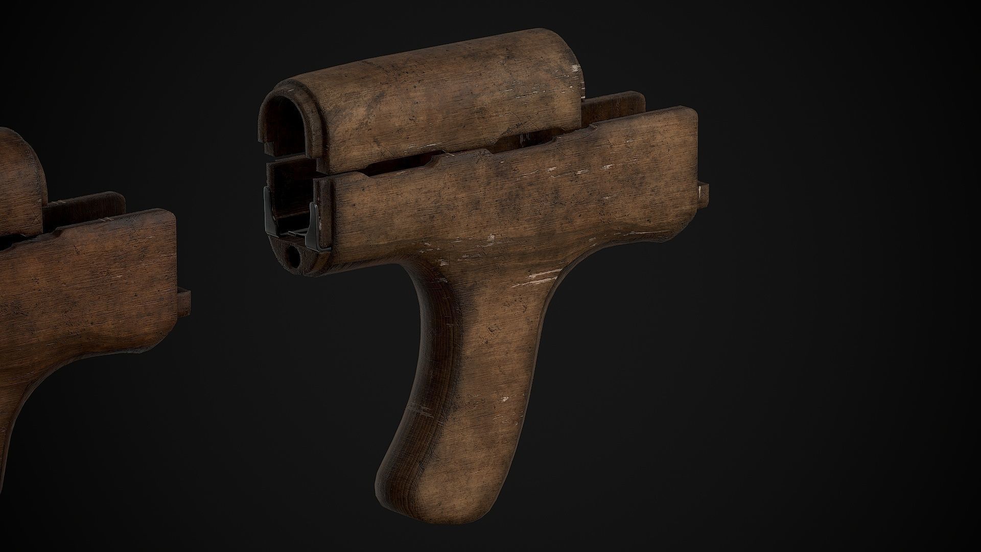 AKM-AK74 Attachments Vol 01 Low-poly 3D model_3