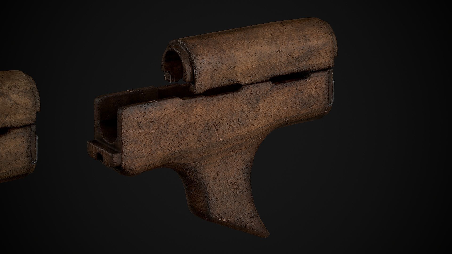 AKM-AK74 Attachments Vol 01 Low-poly 3D model_5