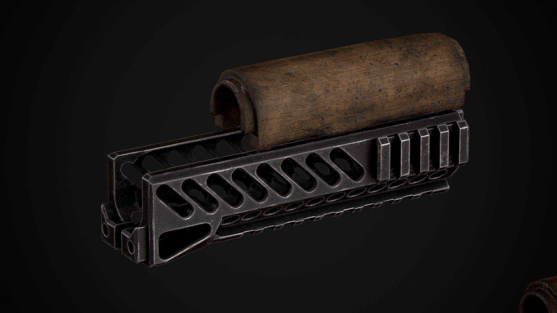 AKM-AK74 Attachments Vol 01 Low-poly 3D model_8