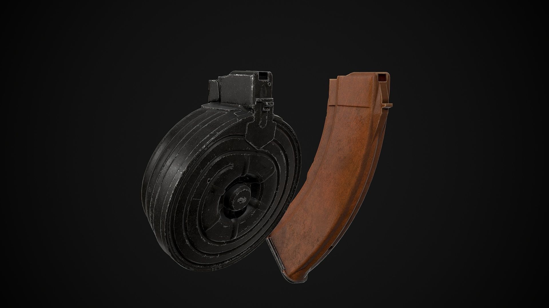 AKM-AK74 Attachments Vol 01 Low-poly 3D model_11