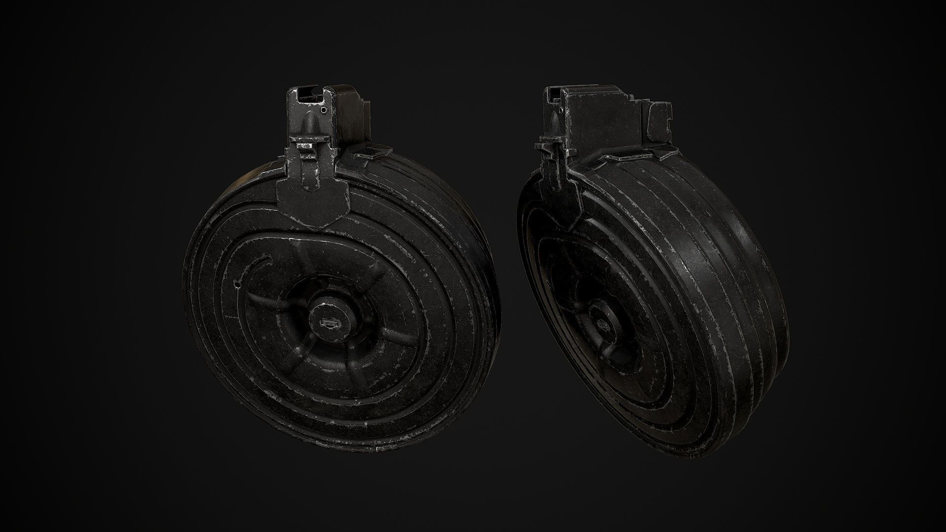 AKM-AK74 Attachments Vol 01 Low-poly 3D model_14