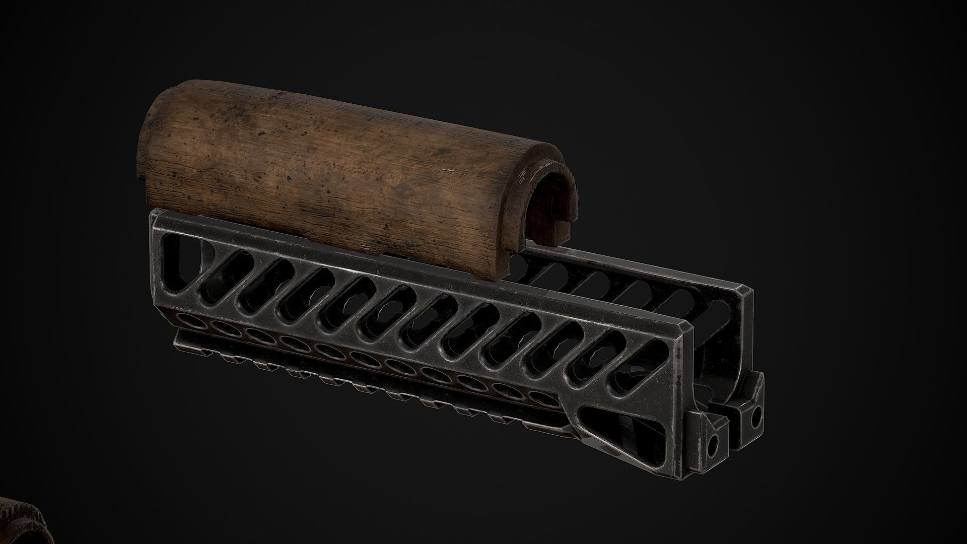 AKM-AK74 Attachments Vol 01 Low-poly 3D model_7