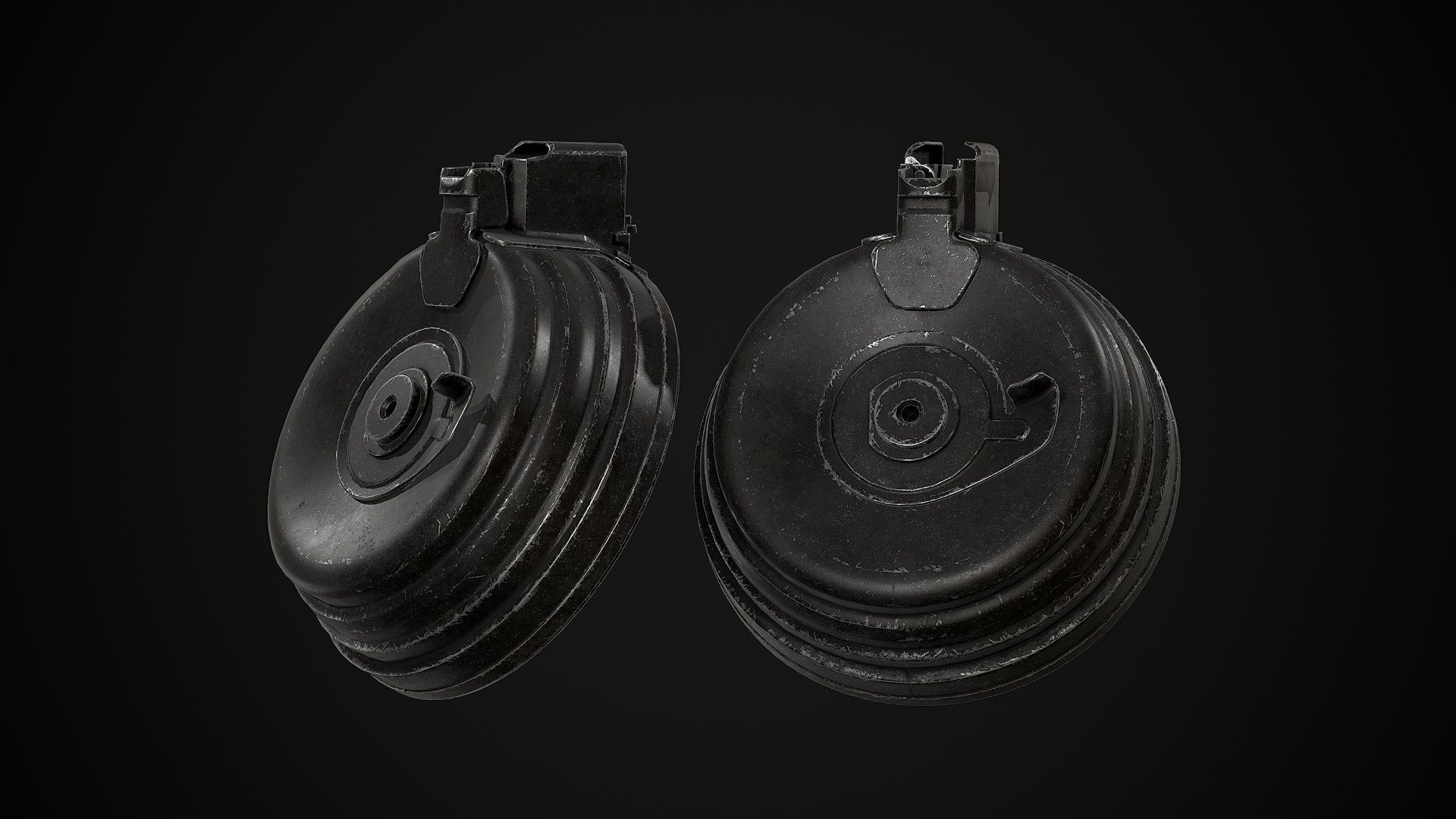 AKM-AK74 Attachments Vol 01 Low-poly 3D model_13