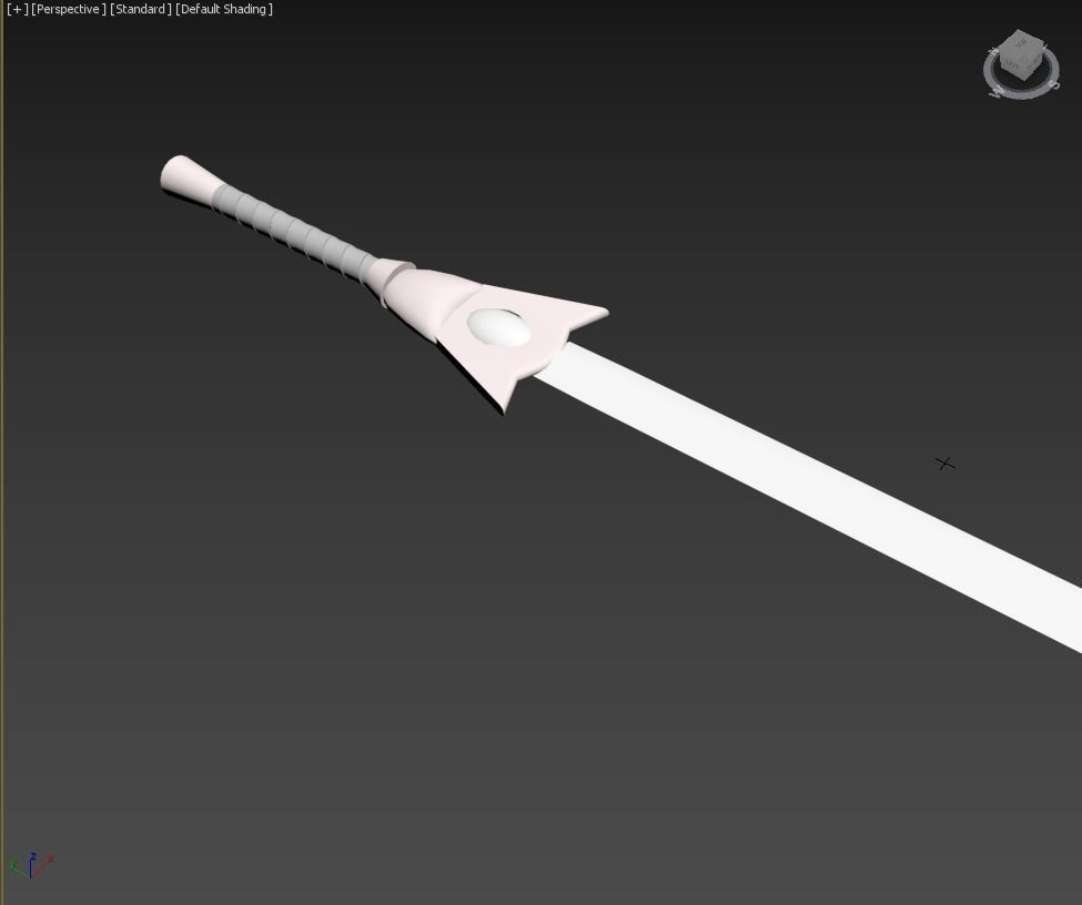 Sword From Anime Naruto Low-poly 3D model_3