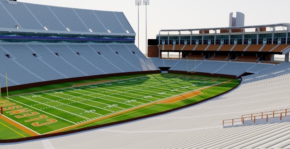 Clemson Memorial Stadium - USA 3D model_3