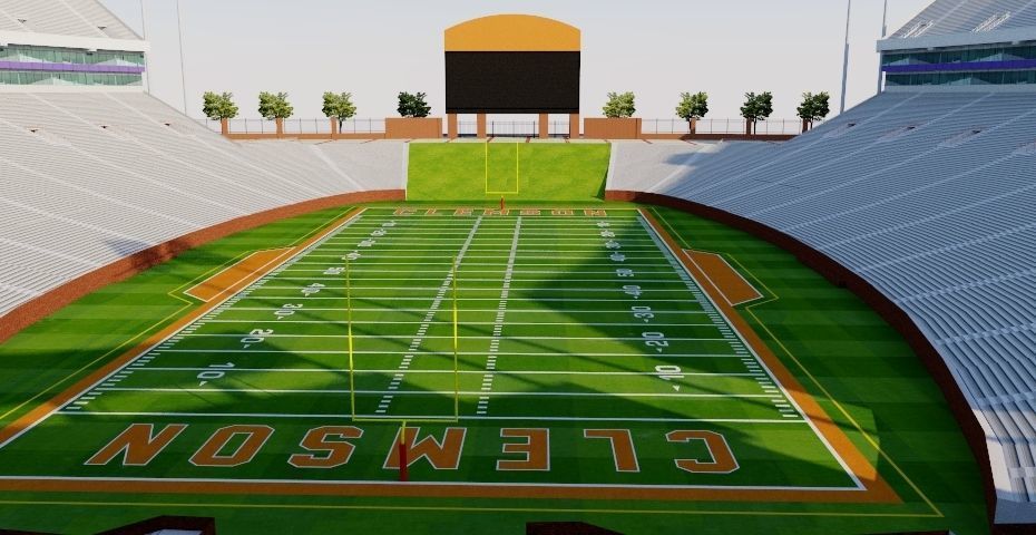 Clemson Memorial Stadium - USA 3D model_5