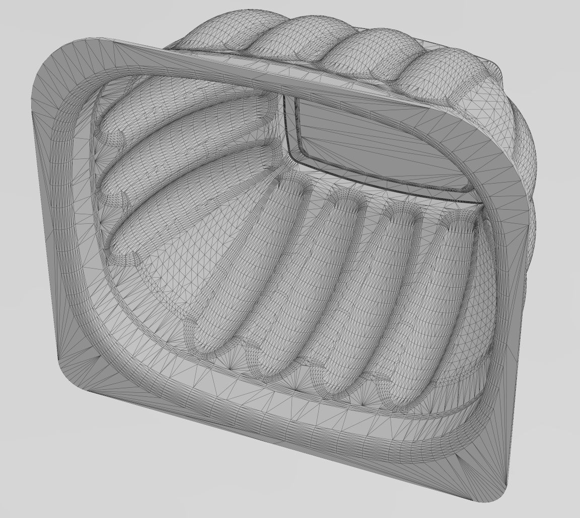 Yogurt and custard cup 3D print model_12