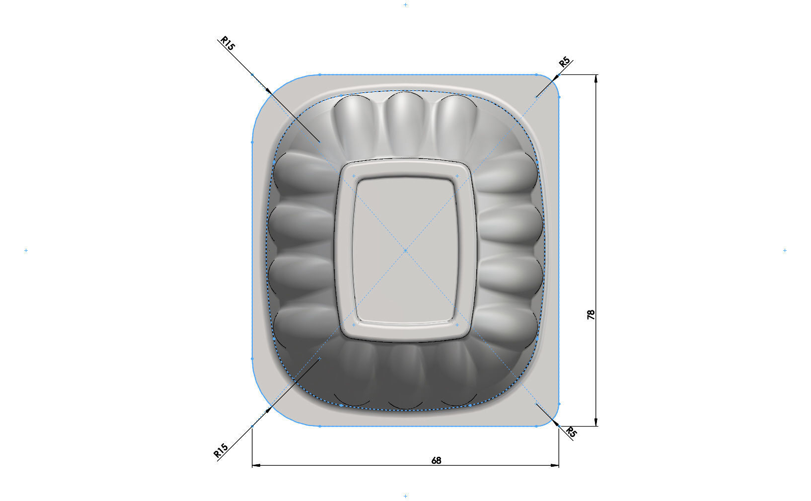 Yogurt and custard cup 3D print model_8