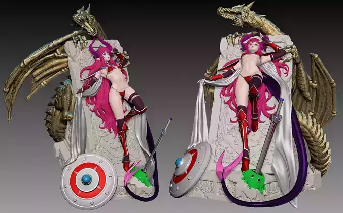 Elizabeth Bathory from Fate Grand Order - 3D printable
