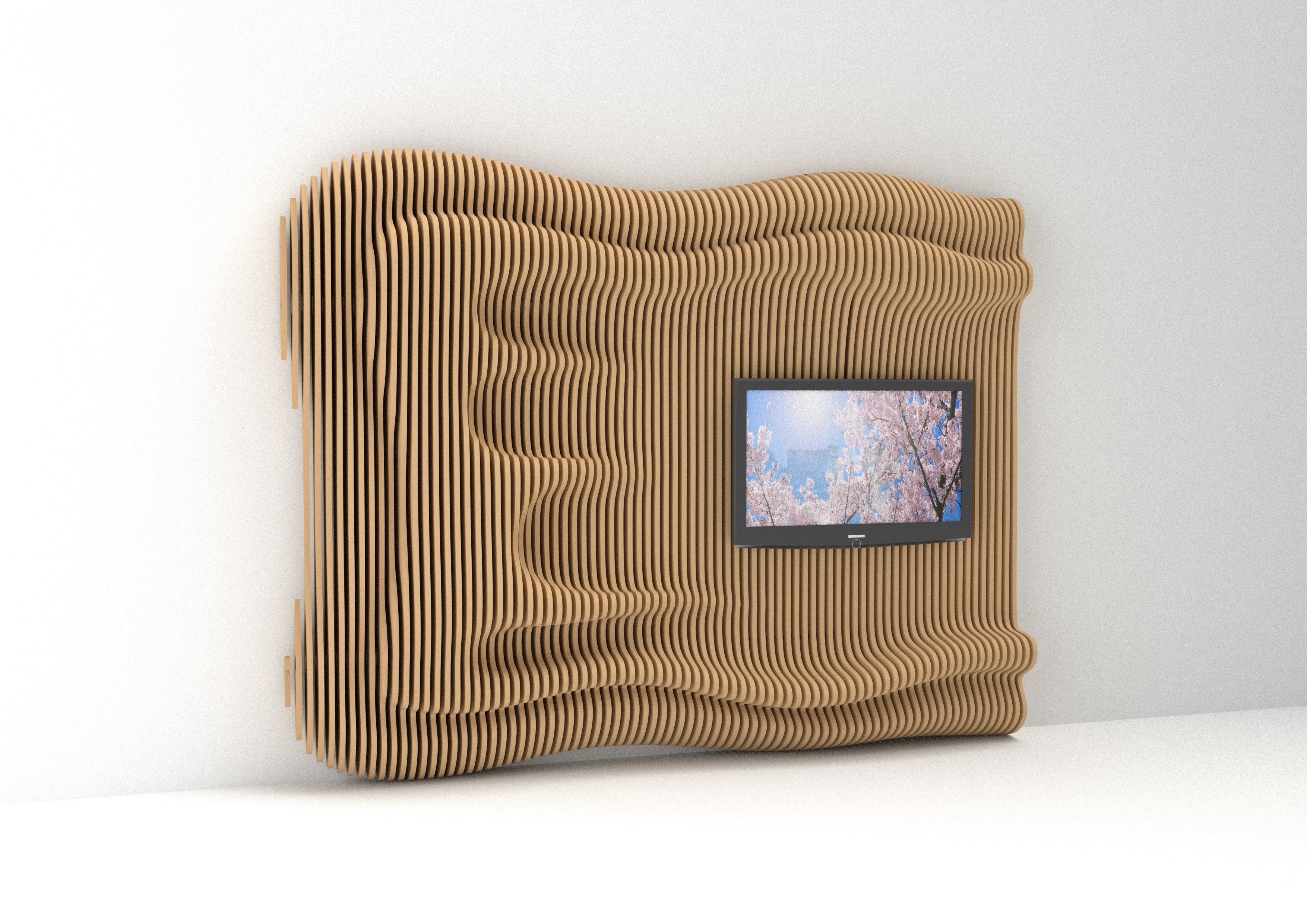 Parametric TV 3D model 02 3D model_2