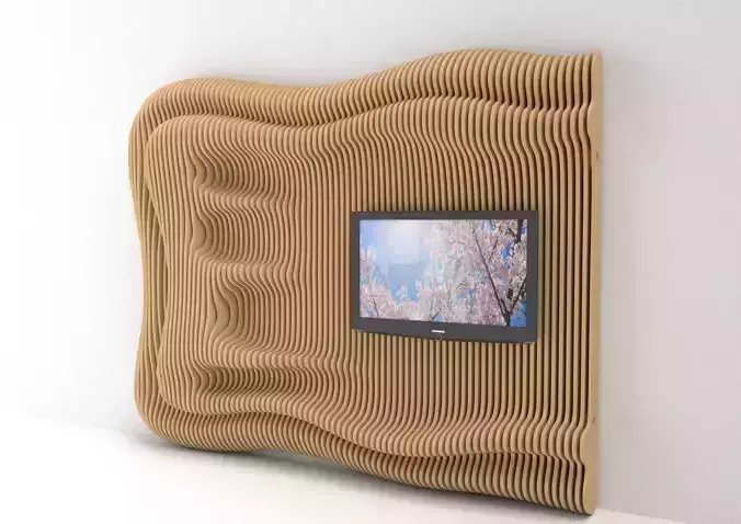 Parametric TV 3D model 02 3D model