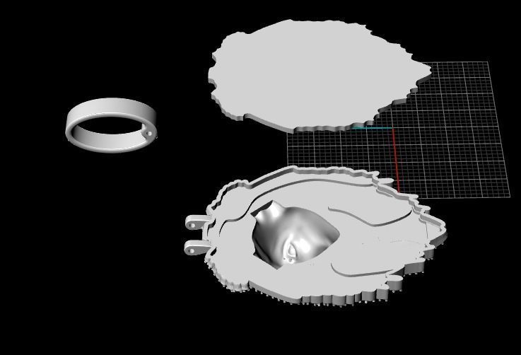 Lion  Lev  pendants  3D print model_7