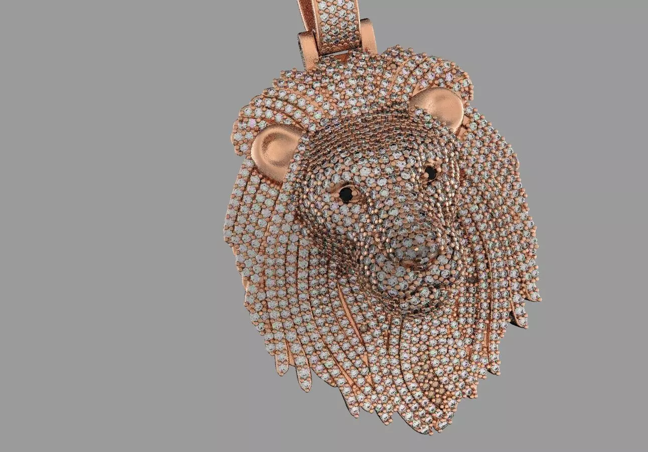 Lion  Lev  pendants  3D print model_0