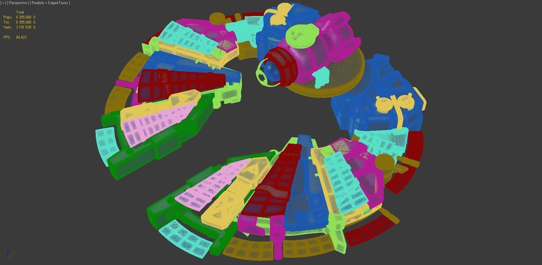 Sci-Fi Space Ship 3D model_15