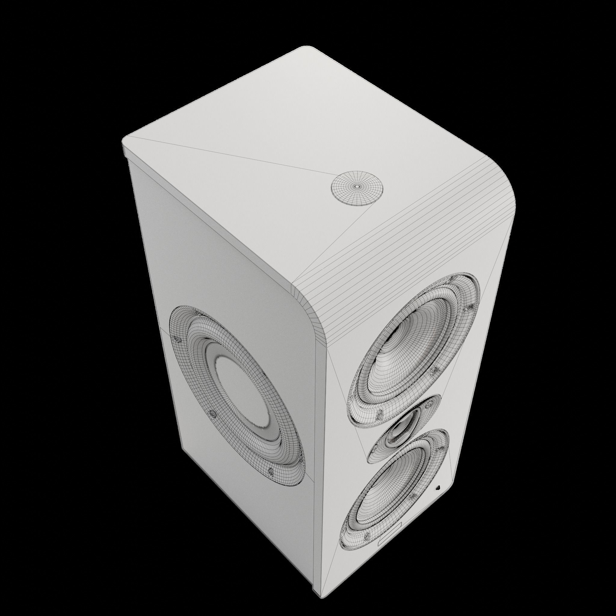 Focal Shape Twin - Studio Audio Speaker 3D model_9