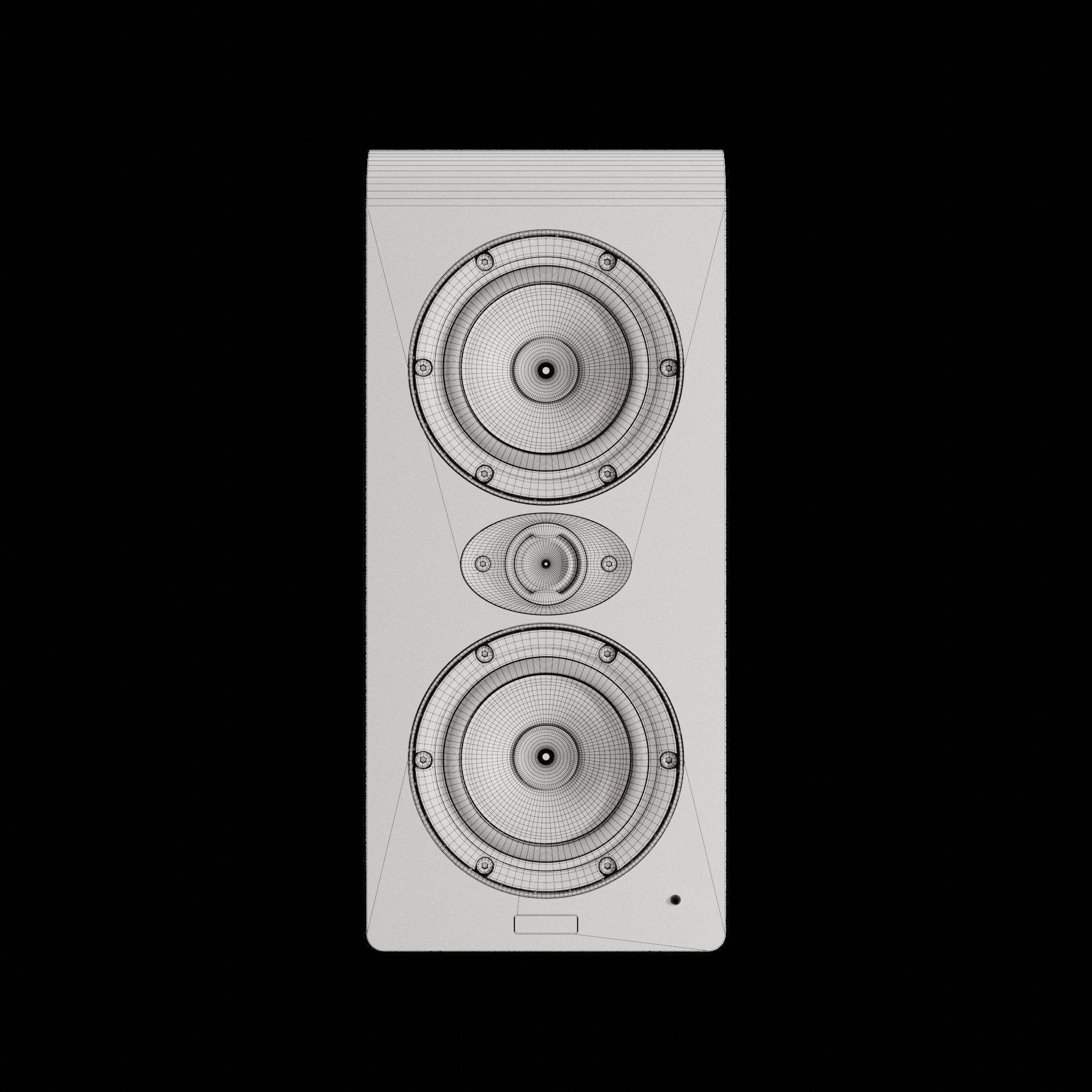 Focal Shape Twin - Studio Audio Speaker 3D model_8