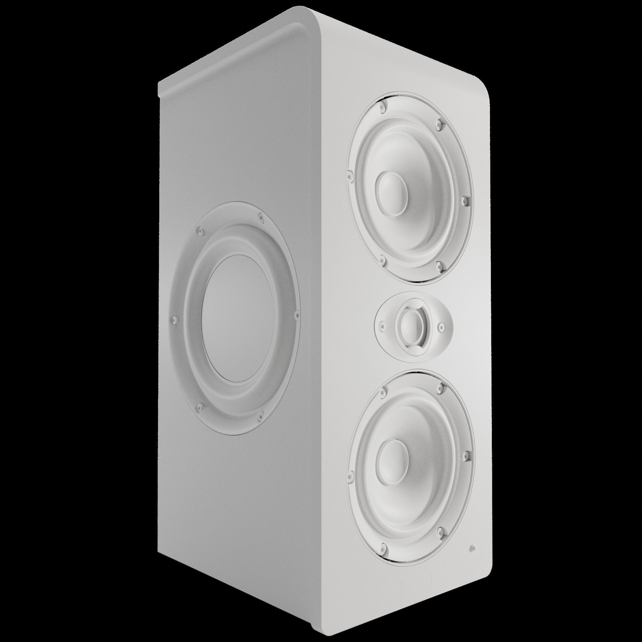 Focal Shape Twin - Studio Audio Speaker 3D model_7