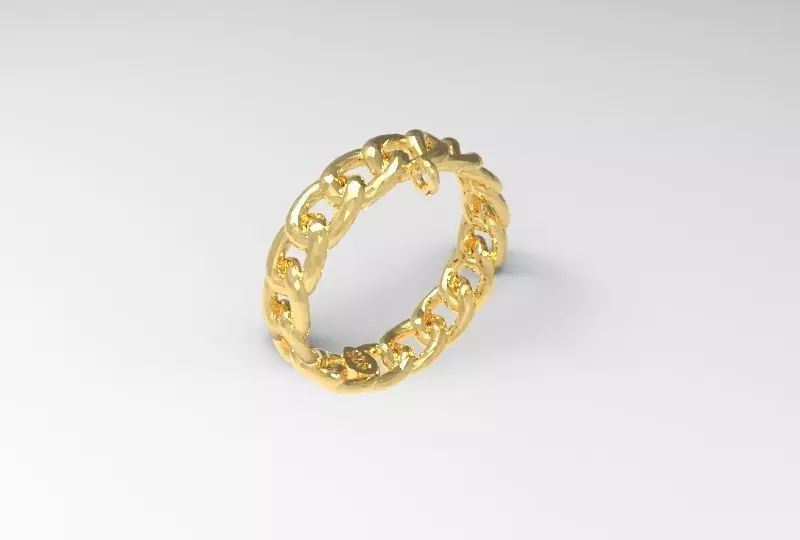 Chain - Ring 3D print model_0