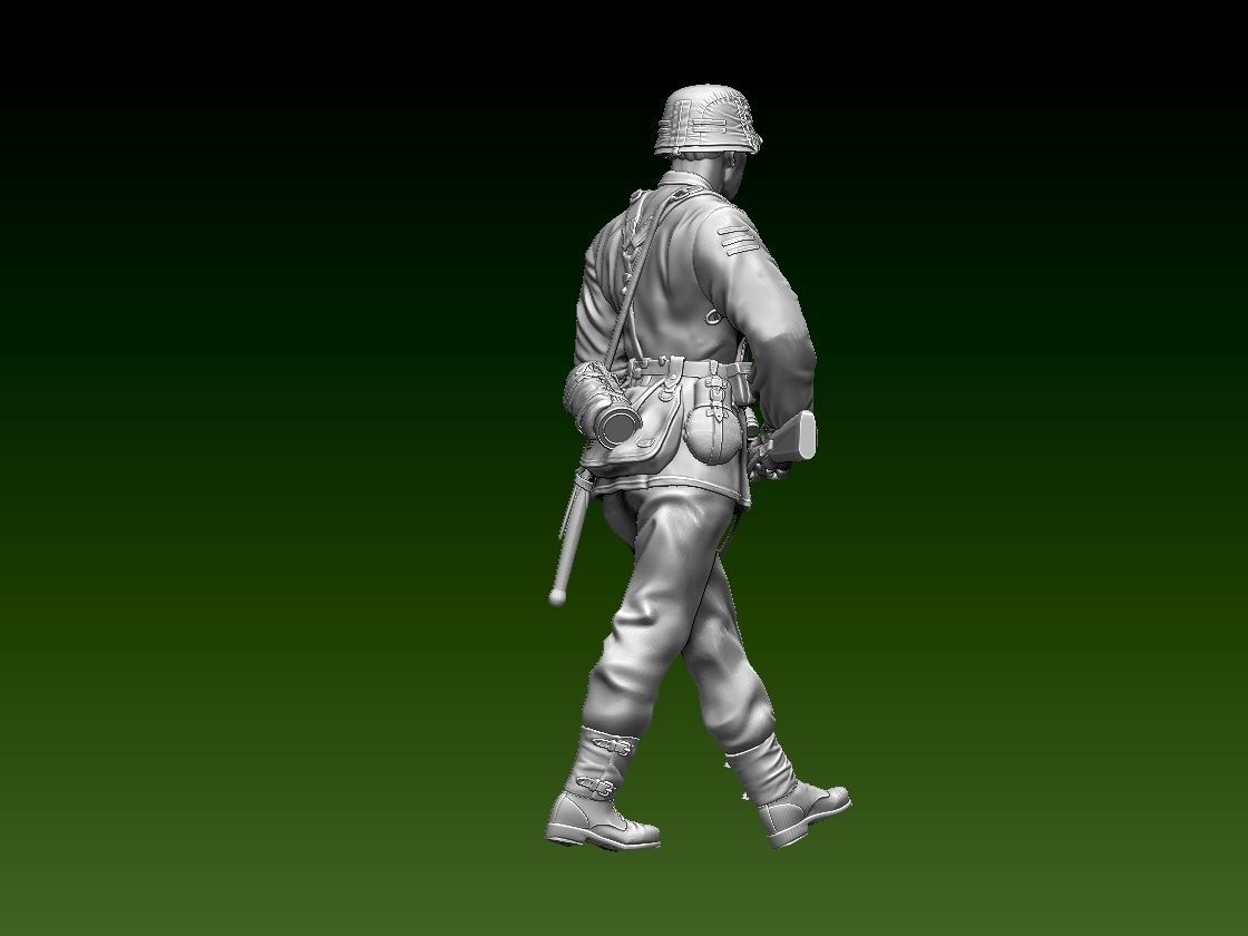 German soldier 3D print model_6