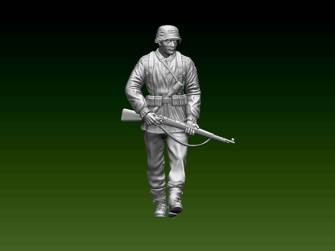 German soldier 3D print model_7