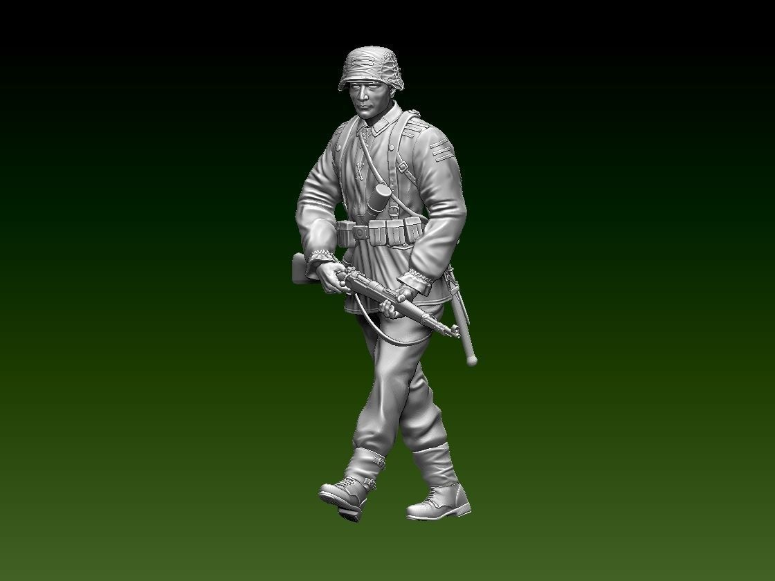 German soldier 3D print model_5