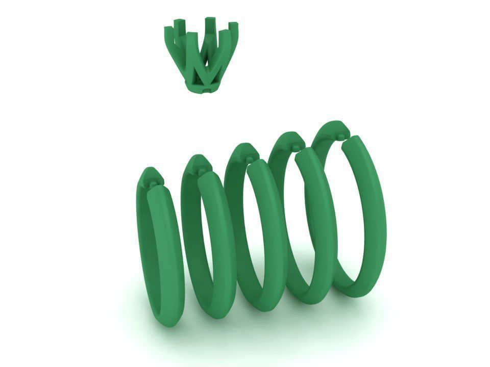 Solitaire 6claw ring with 1ct stone 3dmodel 3D print model 3D print model_10