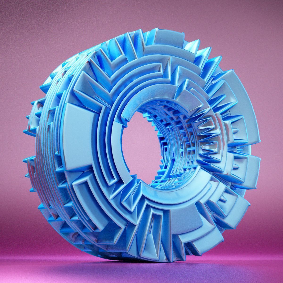 Abstract Object 09 3D model_1