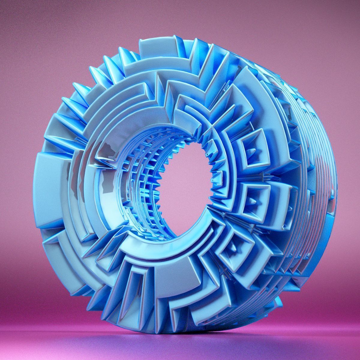 Abstract Object 09 3D model_11