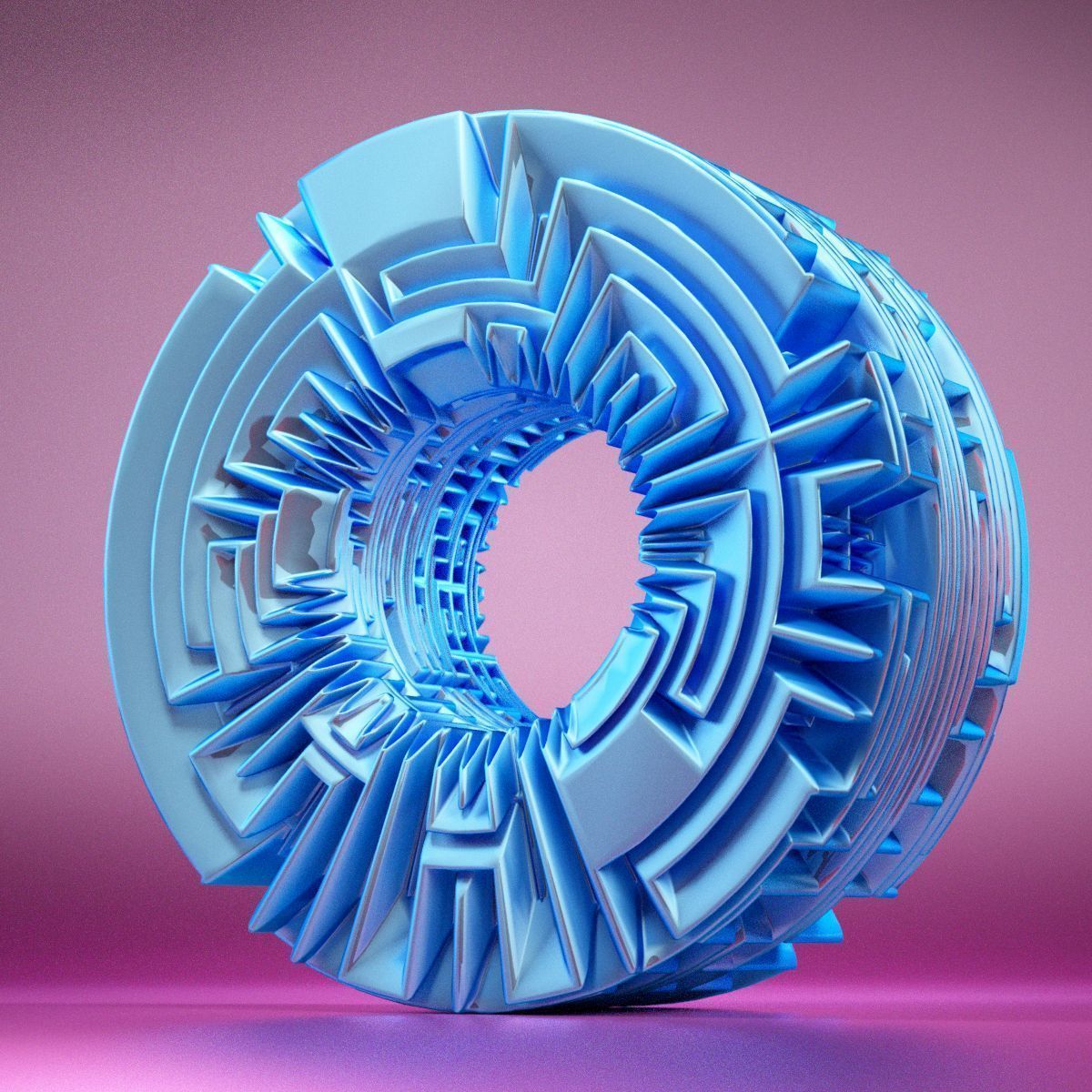 Abstract Object 09 3D model_5