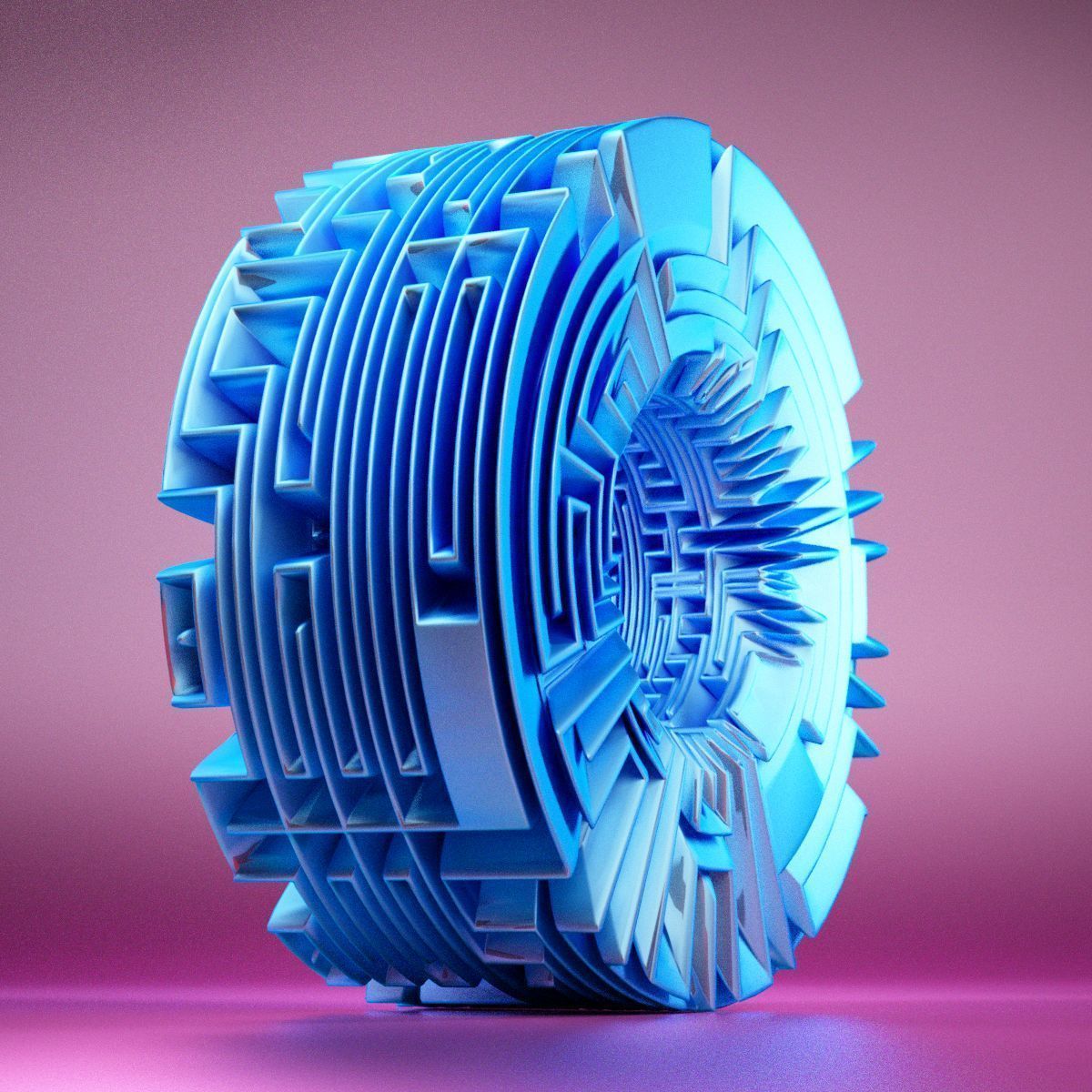 Abstract Object 09 3D model_8