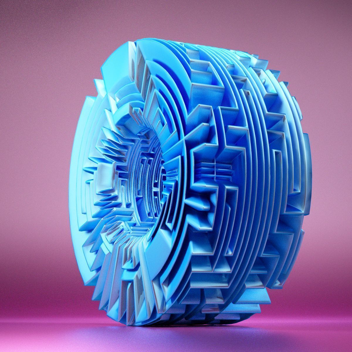 Abstract Object 09 3D model_4