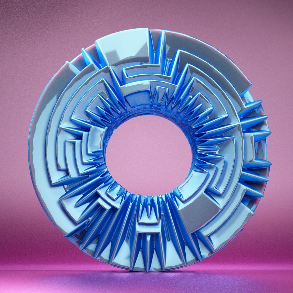 Abstract Object 09 3D model_6