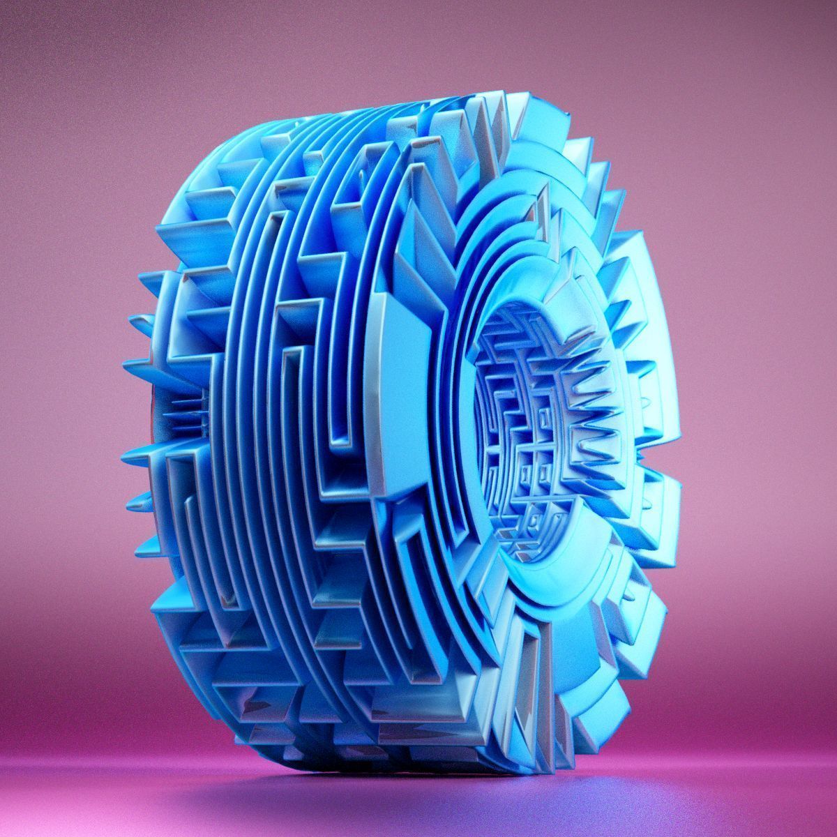 Abstract Object 09 3D model_2